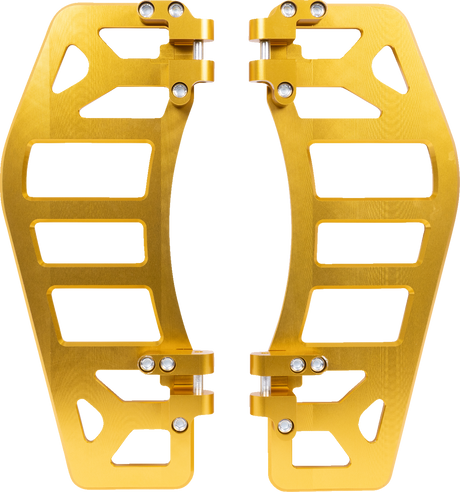 THRASHIN SUPPLY CO. Aggressor Floorboards - Gold TSC-2219-5