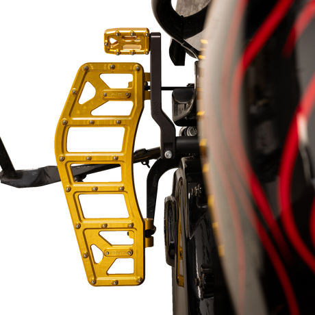 THRASHIN SUPPLY CO. Aggressor Floorboards - Gold TSC-2219-5