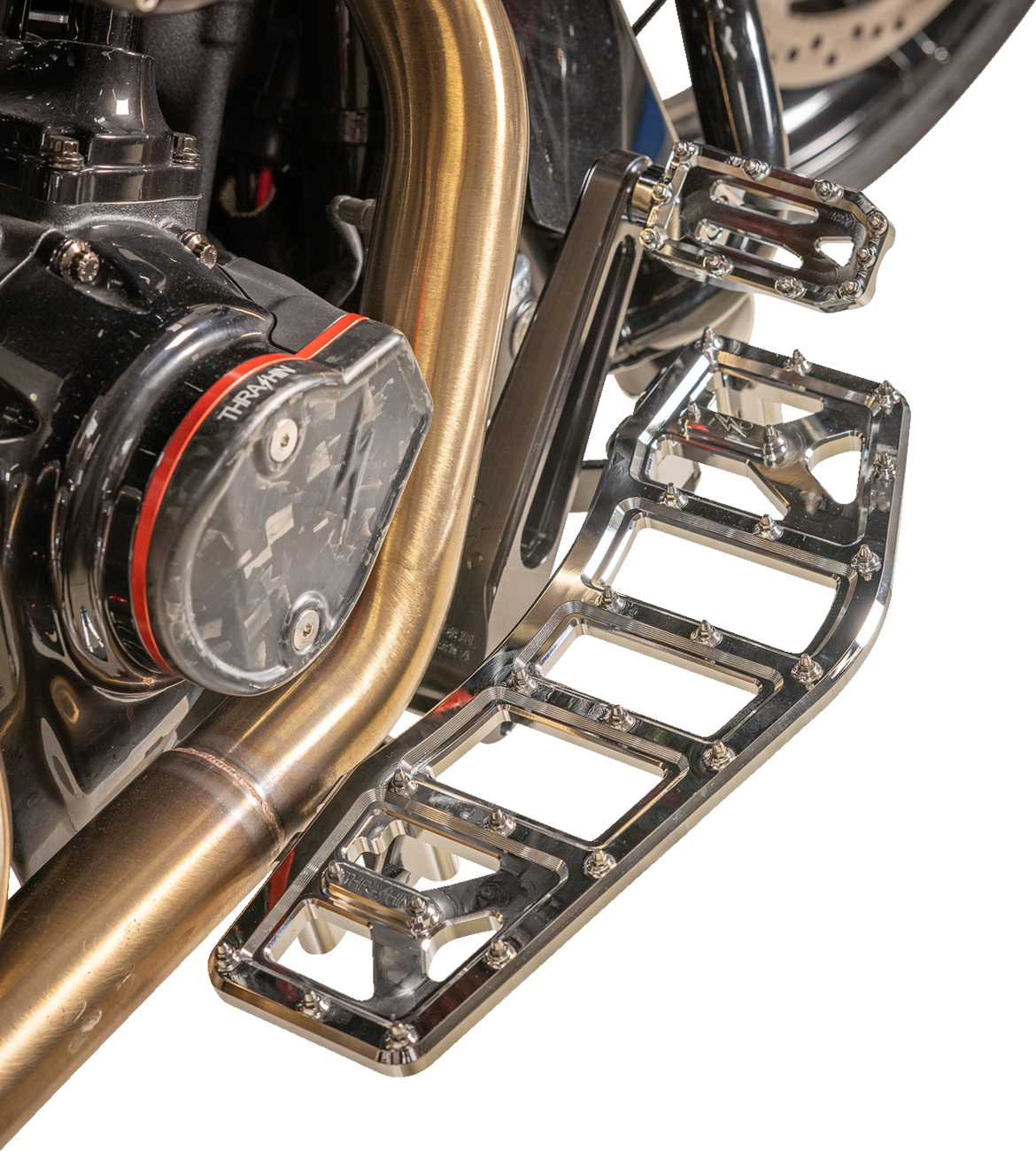 THRASHIN SUPPLY CO. Aggressor Floorboards - Chrome TSC-2219-3