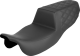 SADDLEMEN Step-Up Seat - Rear Lattice Stitch - FLRT/FLTRT '15-'25 815-07-173