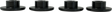 KODLIN USA Riser Bushings - Solid - Black - VVT K55126