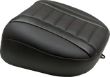 MUSTANG Deluxe Touring Passenger Seat - Dark Cherry Stitch - FLT/FLH '23-'25 88402DC