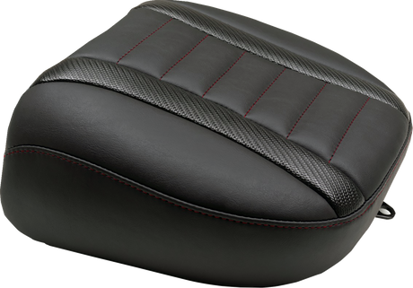 MUSTANG Deluxe Touring Passenger Seat - Dark Cherry Stitch - FLT/FLH '23-'25 88402DC
