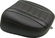 MUSTANG Deluxe Touring Passenger Seat - Mandarin Orange Stitch - FLT/FLH '23-'25 88402MO