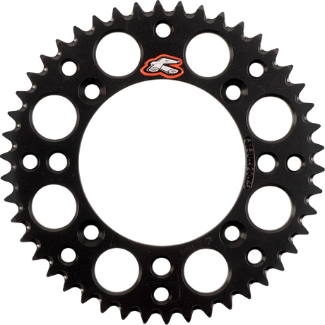 RENTHAL Rear Sprocket - Aluminum - 46 Tooth - Black - KTM 518U-420-46GPBK
