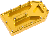 THRASHIN SUPPLY CO. Aggressor Brake Pedal Pad - Gold - Touring TSC-2220-5