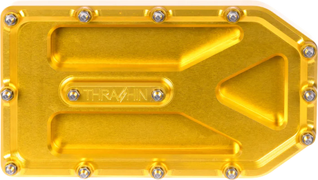 THRASHIN SUPPLY CO. Aggressor Brake Pedal Pad - Gold - Touring TSC-2220-5