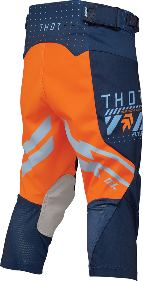 THOR Youth Launchmode Futura Pants - Navy/Orange - US 22 2903-2611