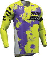 THOR Youth Launchmode Bleach Jersey - Gray/Acid - XS 2912-2579