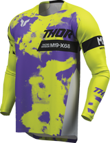 THOR Youth Launchmode Bleach Jersey - Gray/Acid - XS 2912-2579