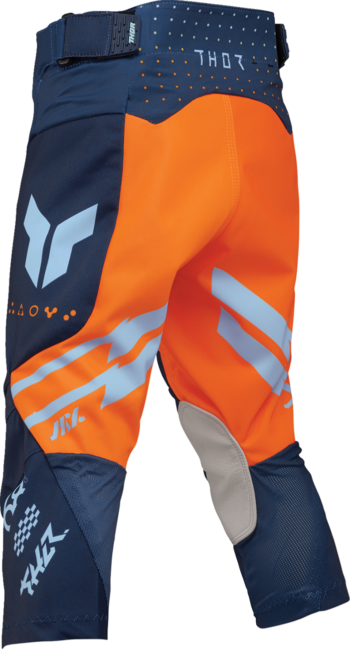 THOR Youth Launchmode Futura Pants - Navy/Orange - US 28 2903-2614