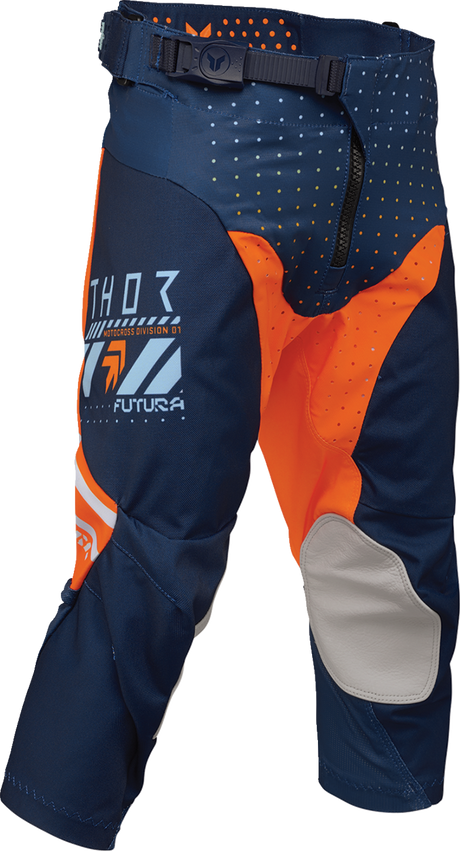 THOR Youth Launchmode Futura Pants - Navy/Orange - US 28 2903-2614