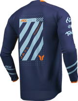 THOR Youth Launchmode Futura Jersey - Navy/Orange - Medium 2912-2599