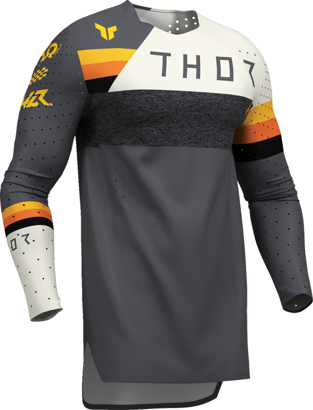 THOR Sportmode League Jersey - Charcoal/White - Medium 2910-8353
