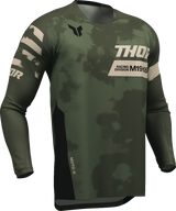 THOR Launchmode Bleach Jersey - Black/Camo - Small 2910-8394