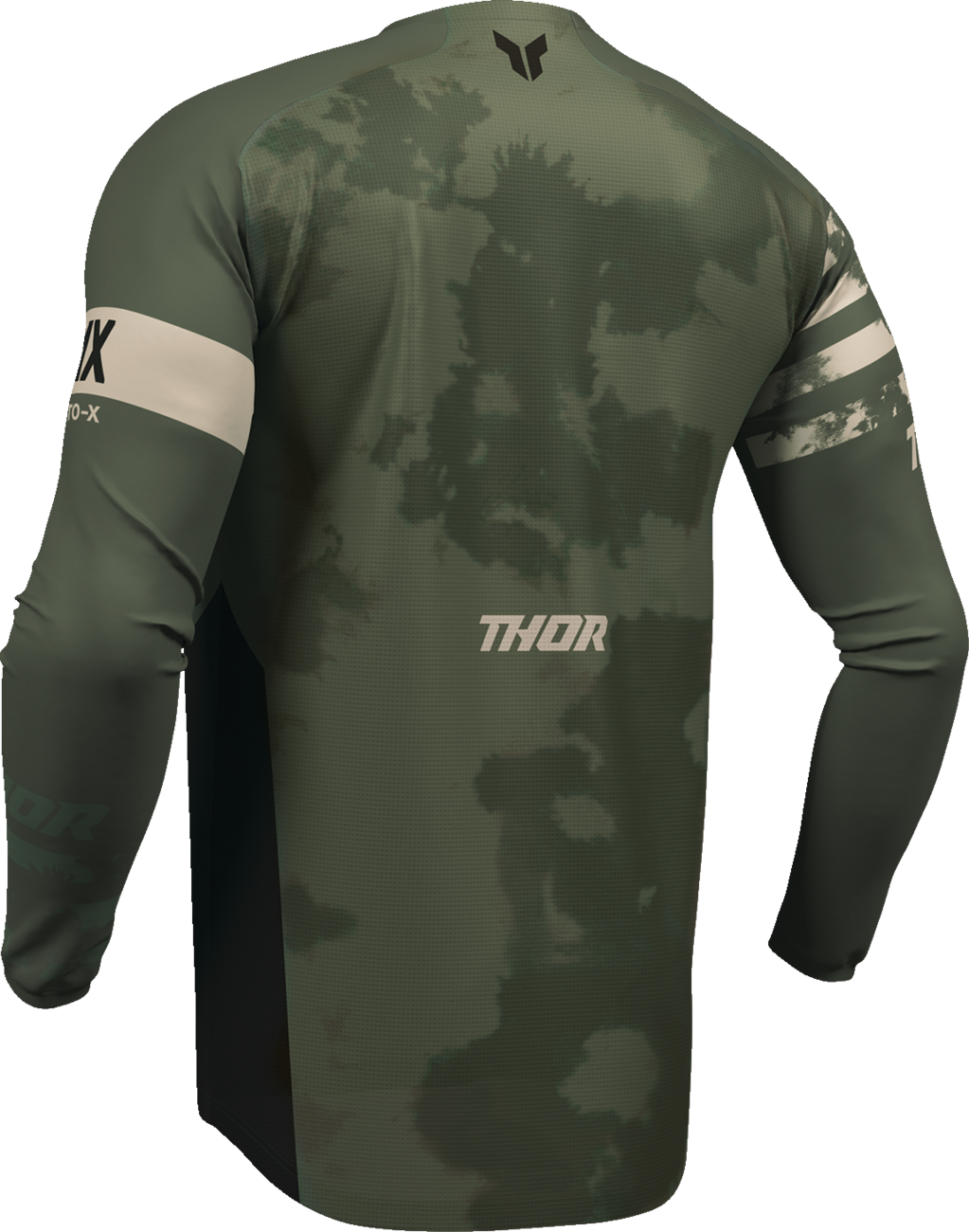 THOR Launchmode Bleach Jersey - Black/Camo - Small 2910-8394