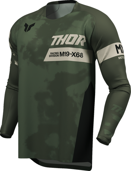 THOR Launchmode Bleach Jersey - Black/Camo - Small 2910-8394