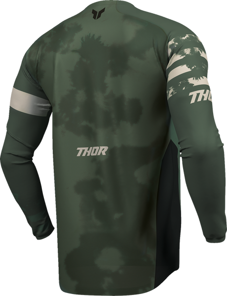 THOR Launchmode Bleach Jersey - Black/Camo - Small 2910-8394