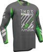 THOR Launchmode Futura Jersey - Charcoal/Green - Medium 2910-8419
