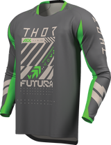 THOR Launchmode Futura Jersey - Charcoal/Green - Medium 2910-8419