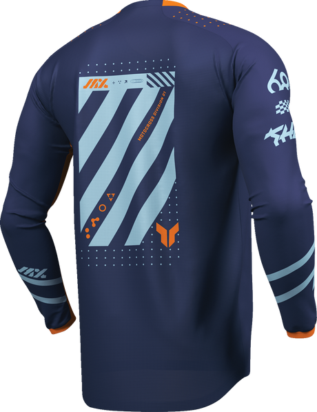 THOR Launchmode Futura Jersey - Navy/Orange - Medium 2910-8425