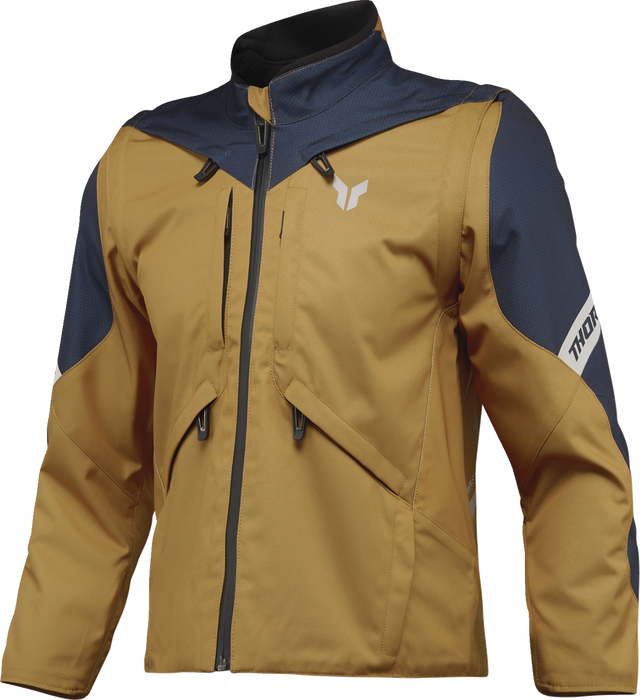 THOR Women's Terrain Jacket - Caramel/Midnight - Large 2921-0005