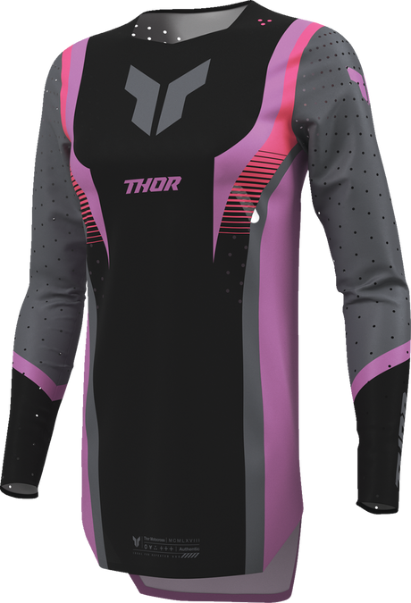 THOR Women's Sportmode Velocity Jersey - Black/Orchid - XS 2911-0330
