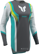 THOR Women's Sportmode Velocity Jersey - Gray/Aqua - XL 2911-0339