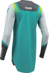 THOR Women's Sportmode Velocity Jersey - Gray/Aqua - XL 2911-0339