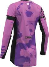 THOR Women's Launchmode Bleach Jersey - Black/Orchid - Large 2911-0343