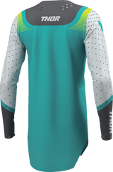 THOR Women's Sportmode Velocity Jersey - Gray/Aqua - XL 2911-0339