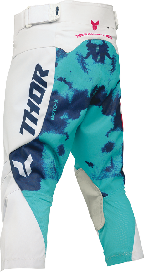 THOR Youth Launchmode Bleach Pants - White/Aqua - US 18 2903-2621