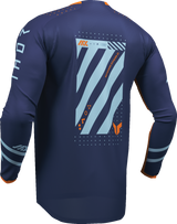 THOR Youth Launchmode Futura Jersey - Navy/Orange - Large 2912-2600
