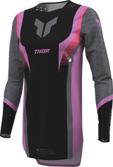 THOR Women's Sportmode Velocity Jersey - Black/Orchid - Small 2911-0331
