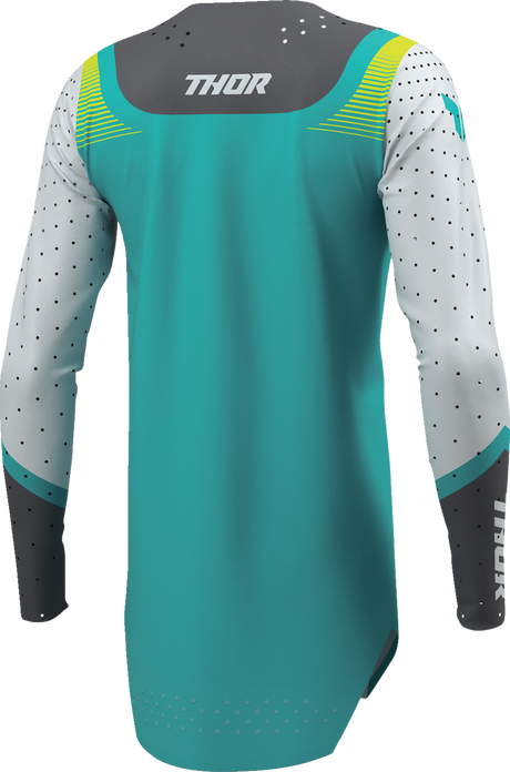 THOR Women's Sportmode Velocity Jersey - Gray/Aqua - Small 2911-0336