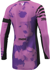 THOR Women's Launchmode Bleach Jersey - Black/Orchid - XL 2911-0344