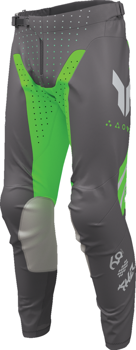THOR Launchmode Futura Pants - Charcoal/Green - US 44 2901-12311