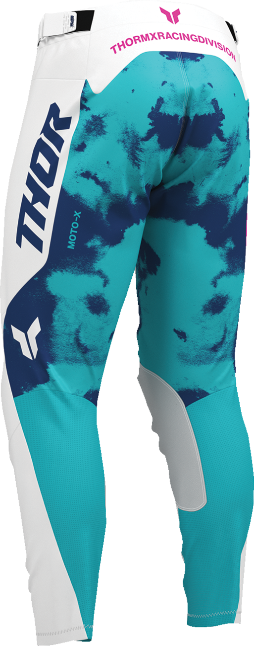 THOR Launchmode Bleach Pants - White/Aqua - US 32 2901-12314