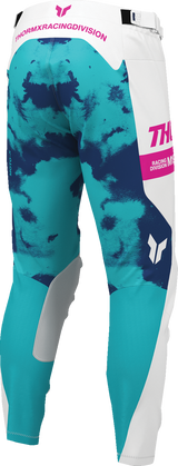 THOR Launchmode Bleach Pants - White/Aqua - US 38 2901-12317