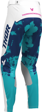 THOR Women's Launchmode Bleach Pants - White/Aqua - US 11/12 2902-0421