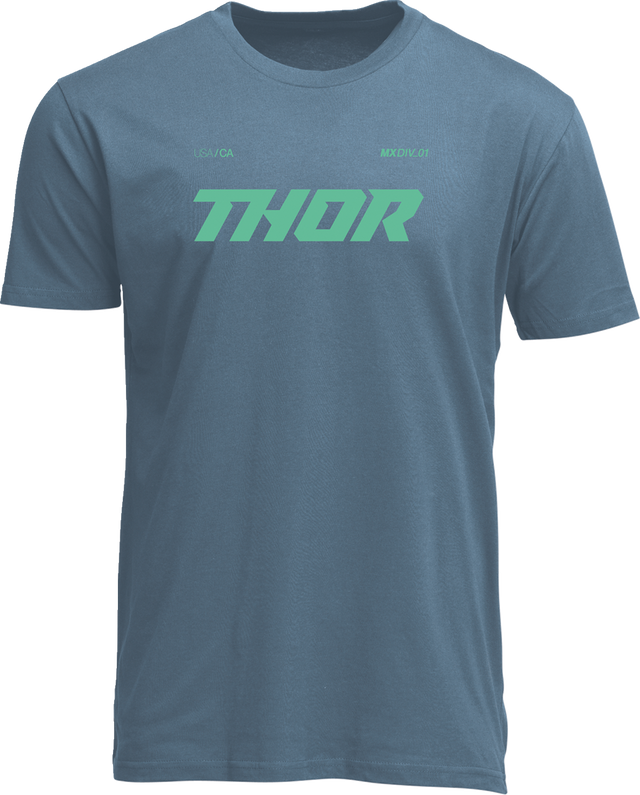 THOR Brave T-Shirt - Petrol Blue - 4XL 3030-25070