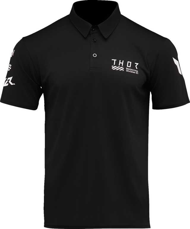 THOR Corpo Polo Shirt - Black - Large 3040-3481