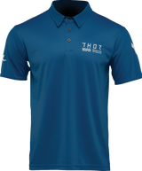 THOR Corpo Polo Shirt - Storm Blue - Medium 3040-3488