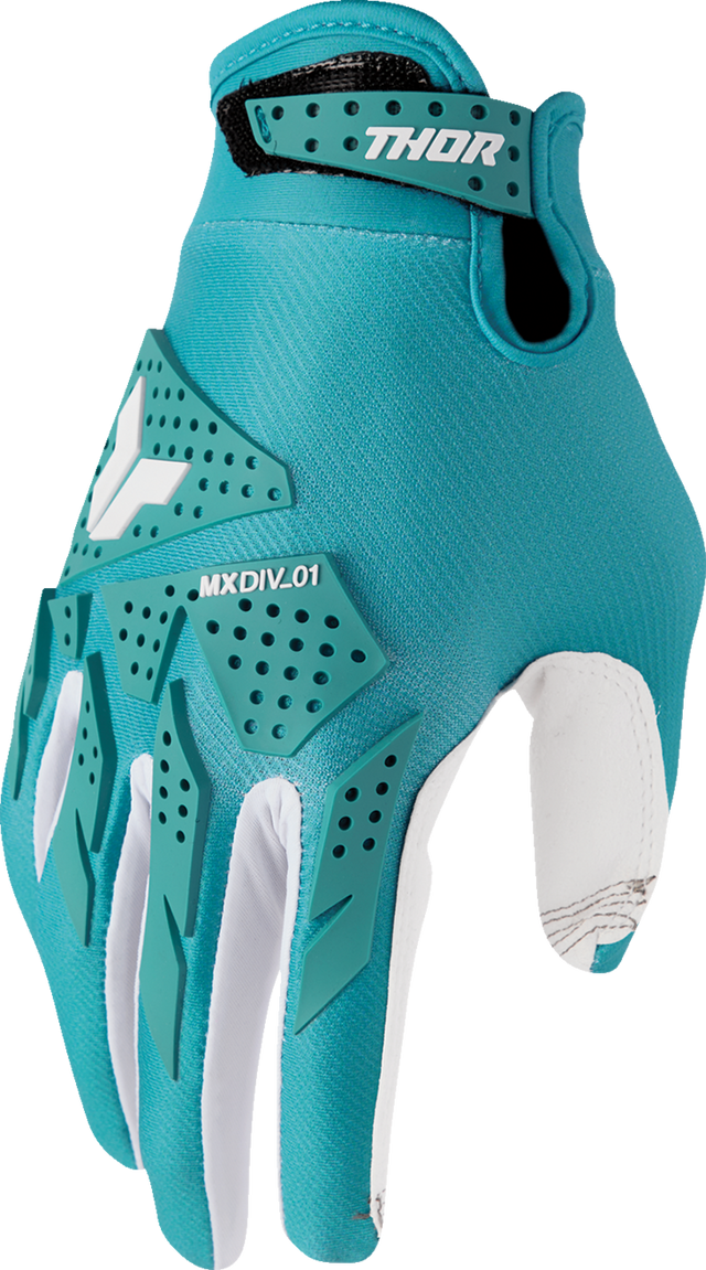 THOR Women's Launchmode XP Gloves - Aqua - XL 3331-0295
