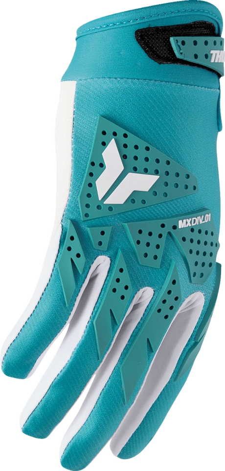 THOR Women's Launchmode XP Gloves - Aqua - Medium 3331-0293