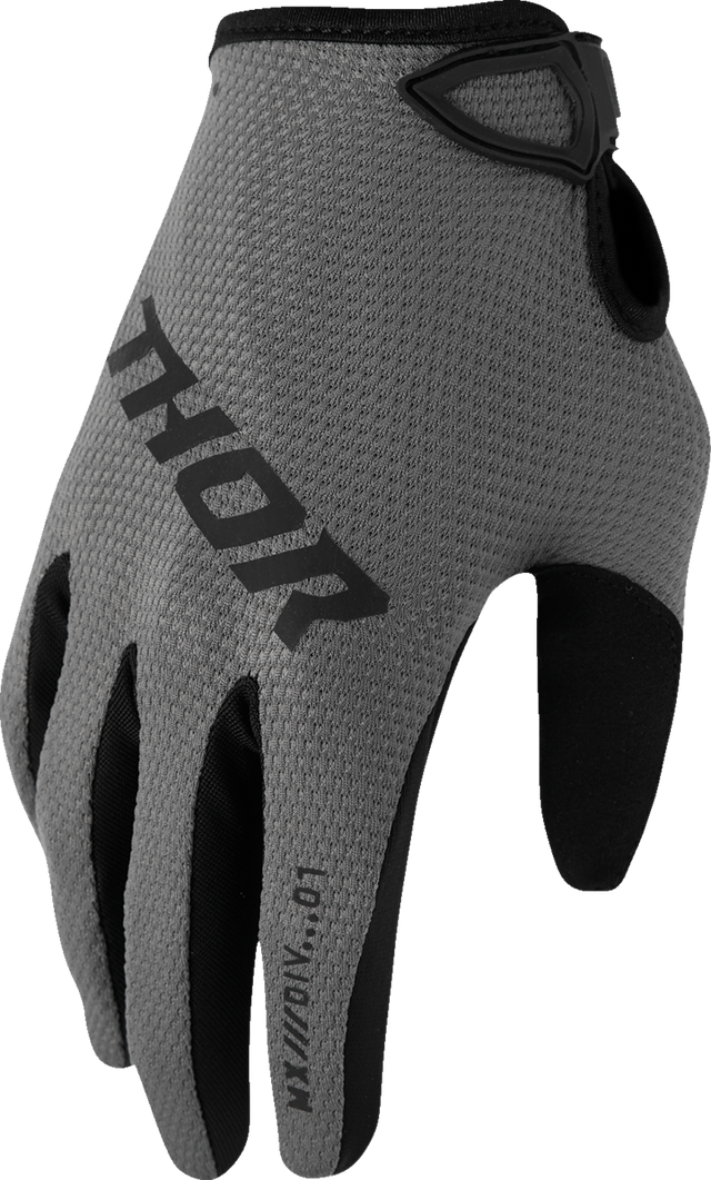 THOR Women's Ridemode Static Gloves - Gray - Medium 3331-0301