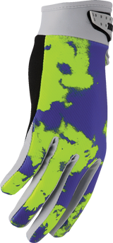 THOR Launchmode Bleach Gloves - Gray/Acid - 2XL 3330-8324