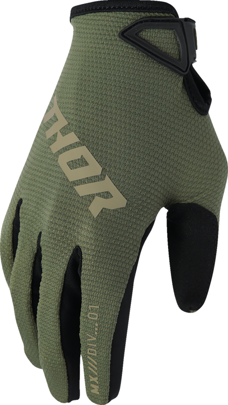 THOR Youth Ridemode Static Gloves - Camo - XS 3332-1934