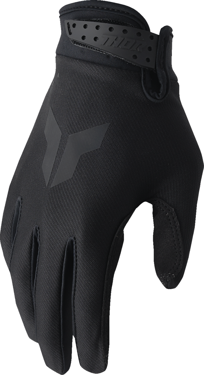 THOR Youth Launchmode Split Gloves - Black - 2XS 3332-1938