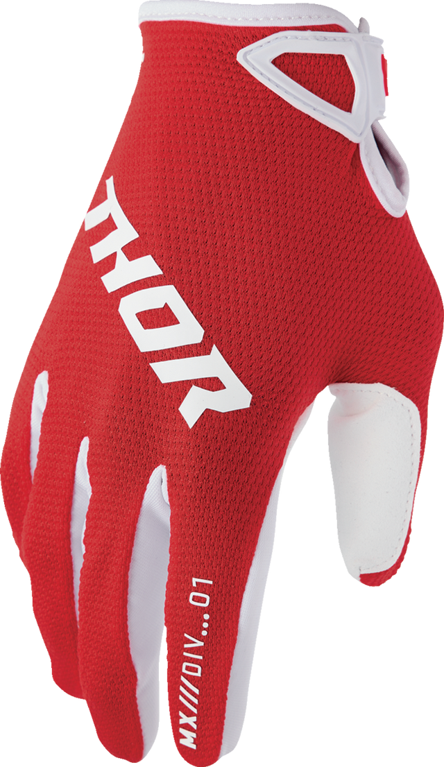 THOR Ridemode Static Gloves - Red - Medium 3330-8339
